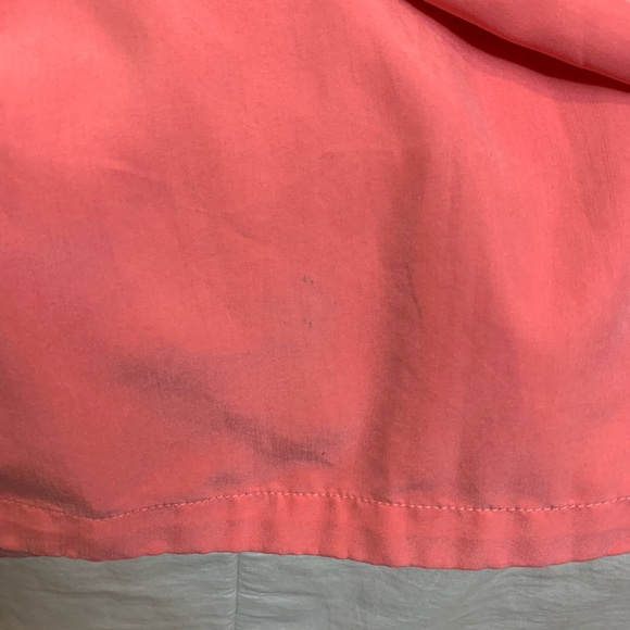 BEAUTIFUL SoftSurroundings Pink salmon Button Up LONG sleeve Dress Size PL - Picture 11 of 12